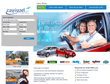 Tablet Screenshot of easyisraelcar.com